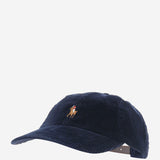 CAPPELLO DA BASEBALL IN VELLUTO DI COTONE STRETCH 710847175 006 POLO RALPH LAUREN 
