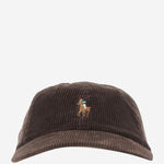 CAPPELLO DA BASEBALL IN VELLUTO DI COTONE STRETCH 710847175 500 POLO RALPH LAUREN 