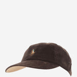 CAPPELLO DA BASEBALL IN VELLUTO DI COTONE STRETCH 710847175 500 POLO RALPH LAUREN 