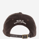 CAPPELLO DA BASEBALL IN VELLUTO DI COTONE STRETCH 710847175 500 POLO RALPH LAUREN 