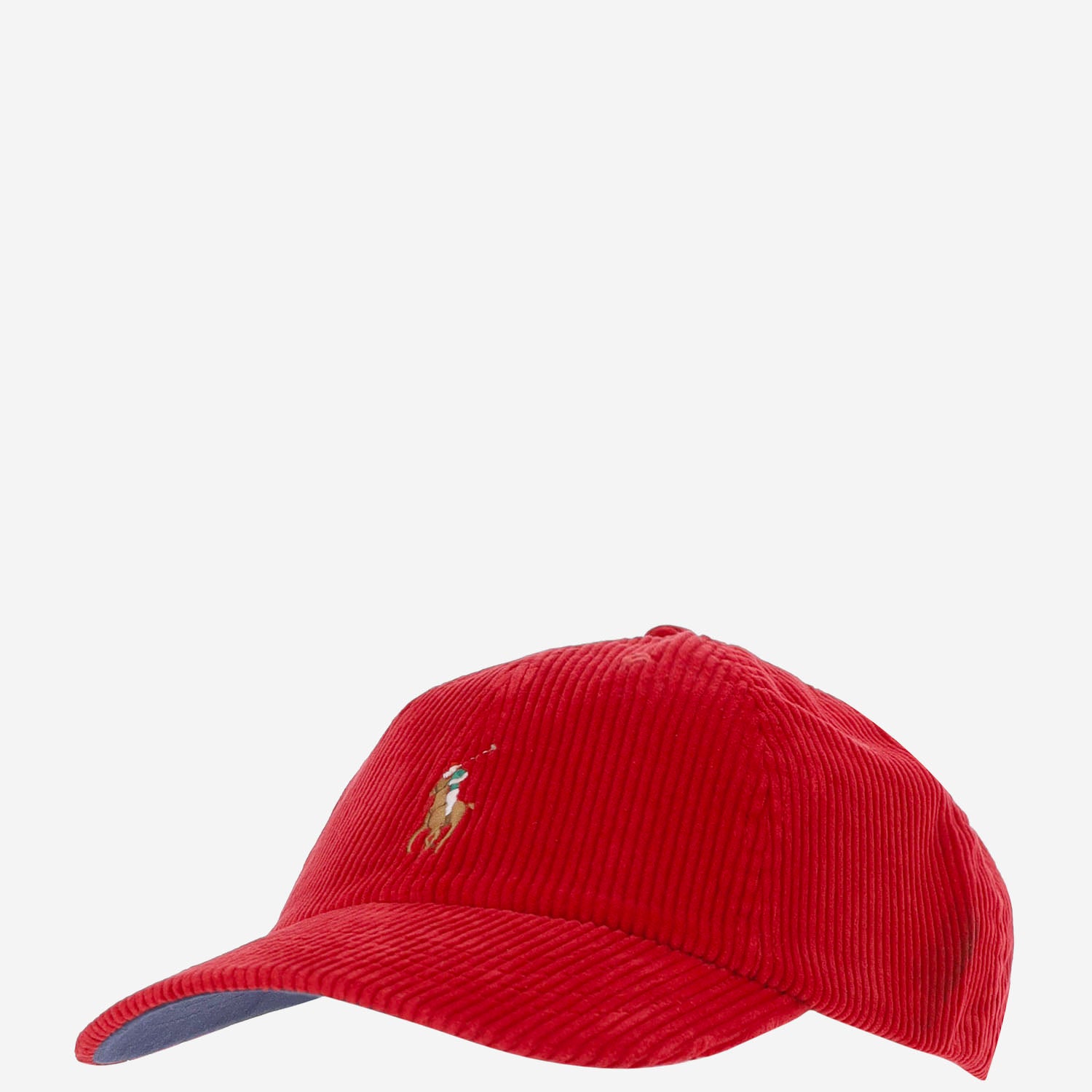 CAPPELLO DA BASEBALL IN VELLUTO DI COTONE STRETCH 710847175 504 POLO RALPH LAUREN 