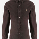 CAMICIA IN VELLUTO A COSTE 710853123 503 POLO RALPH LAUREN 