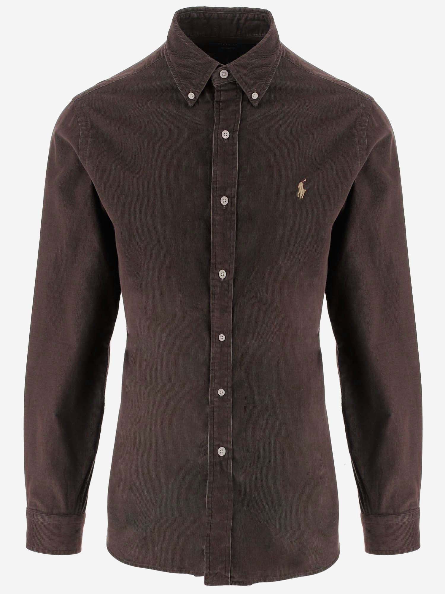 CAMICIA IN VELLUTO A COSTE 710853123 503 POLO RALPH LAUREN 
