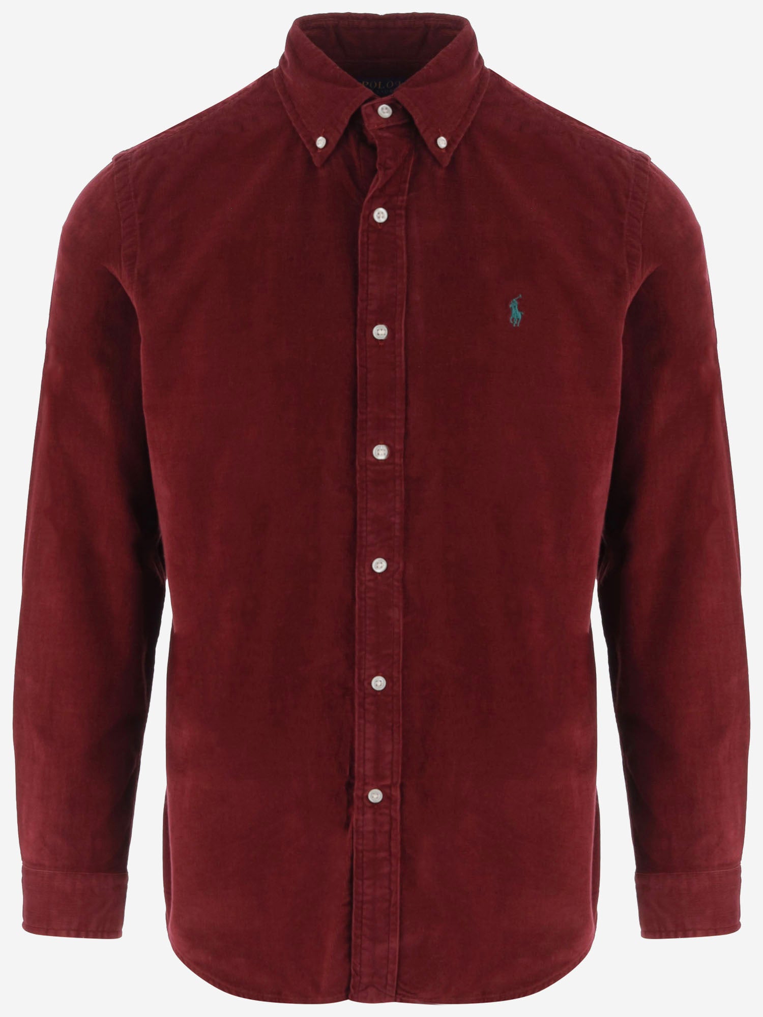 CAMICIA IN VELLUTO A COSTE 710853123 505 POLO RALPH LAUREN 