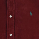 CAMICIA IN VELLUTO A COSTE 710853123 505 POLO RALPH LAUREN 