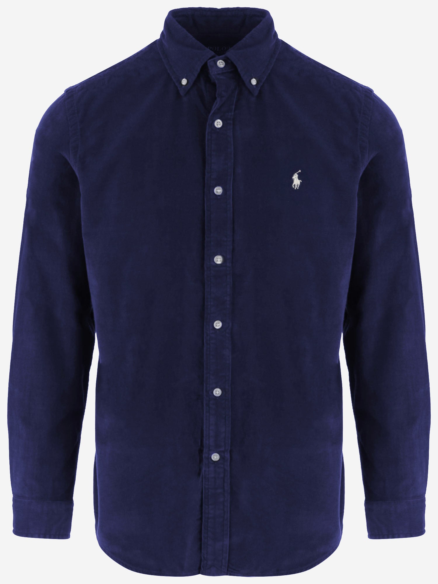 CAMICIA IN VELLUTO A COSTE 710853123 506 POLO RALPH LAUREN 