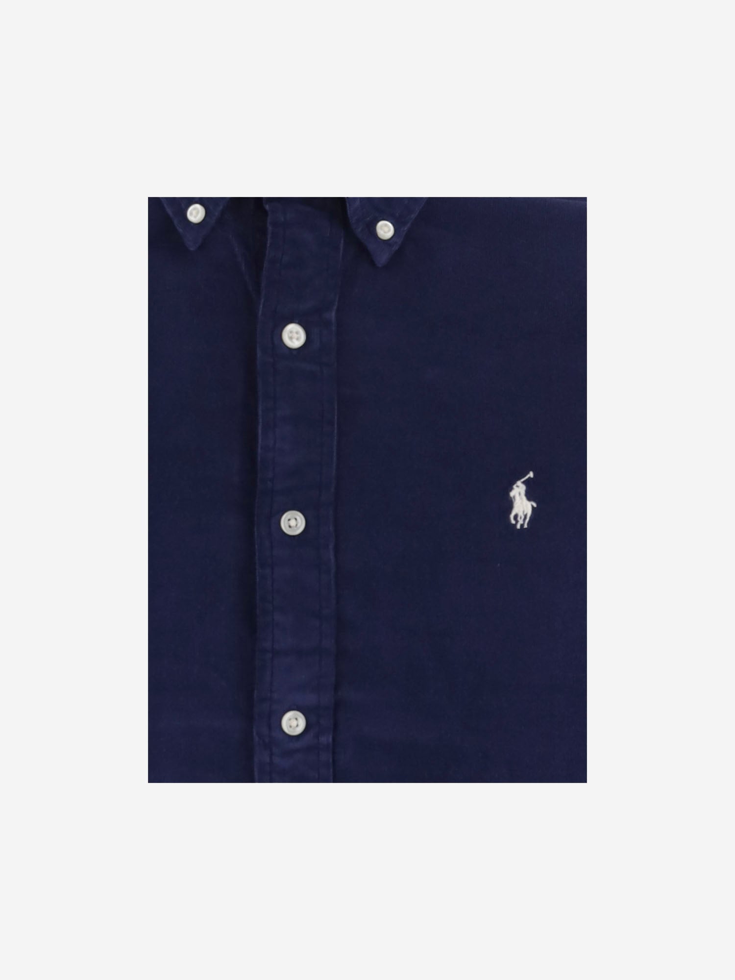 CAMICIA IN VELLUTO A COSTE 710853123 506 POLO RALPH LAUREN 