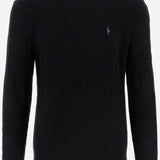 MAGLIA A TRECCE IN LANA E CASHMERE 710876762 001 POLO RALPH LAUREN 