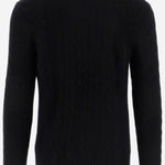 MAGLIA A TRECCE IN LANA E CASHMERE 710876762 001 POLO RALPH LAUREN 