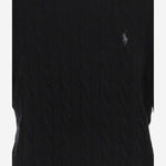 MAGLIA A TRECCE IN LANA E CASHMERE 710876762 001 POLO RALPH LAUREN 