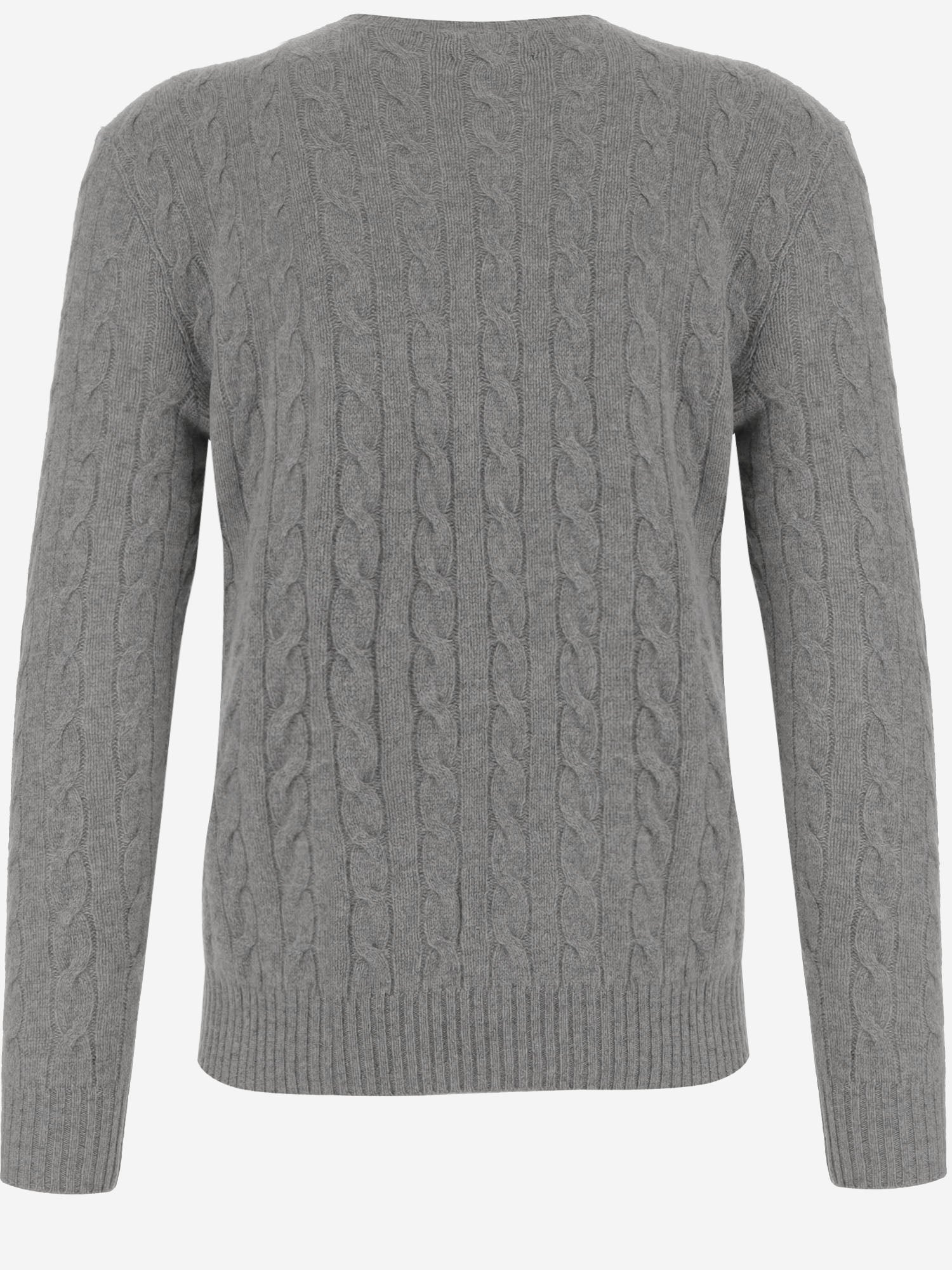 MAGLIA A TRECCE IN LANA E CASHMERE 710876762 012 POLO RALPH LAUREN 
