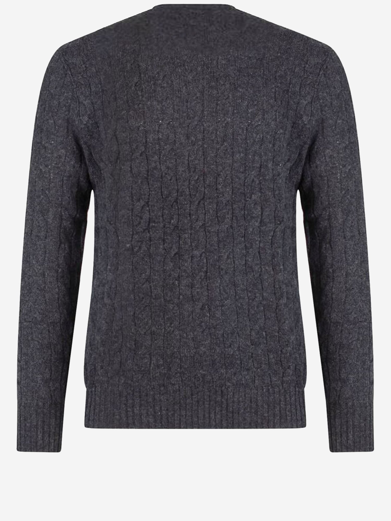 MAGLIA A TRECCE IN LANA E CASHMERE 710876762 013 POLO RALPH LAUREN 