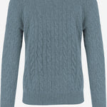 MAGLIA A TRECCE IN LANA E CASHMERE 710876762 506 POLO RALPH LAUREN 
