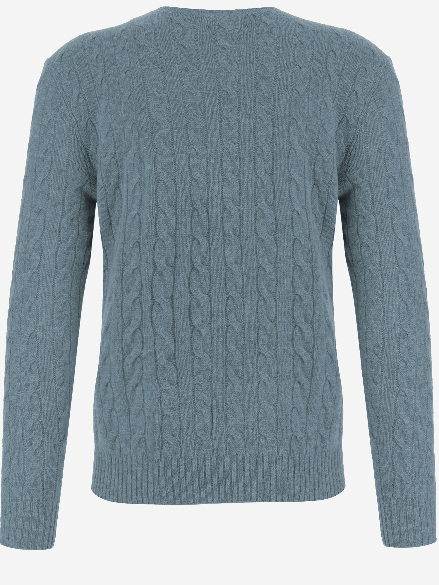 MAGLIA A TRECCE IN LANA E CASHMERE 710876762 506 POLO RALPH LAUREN 
