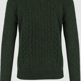 MAGLIA A TRECCE IN LANA E CASHMERE 710876762 507 POLO RALPH LAUREN 