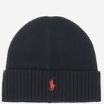 BEANIE IN LANA CON LOGO 710886137 001 POLO RALPH LAUREN 
