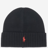 BEANIE IN LANA CON LOGO 710886137 001 POLO RALPH LAUREN 