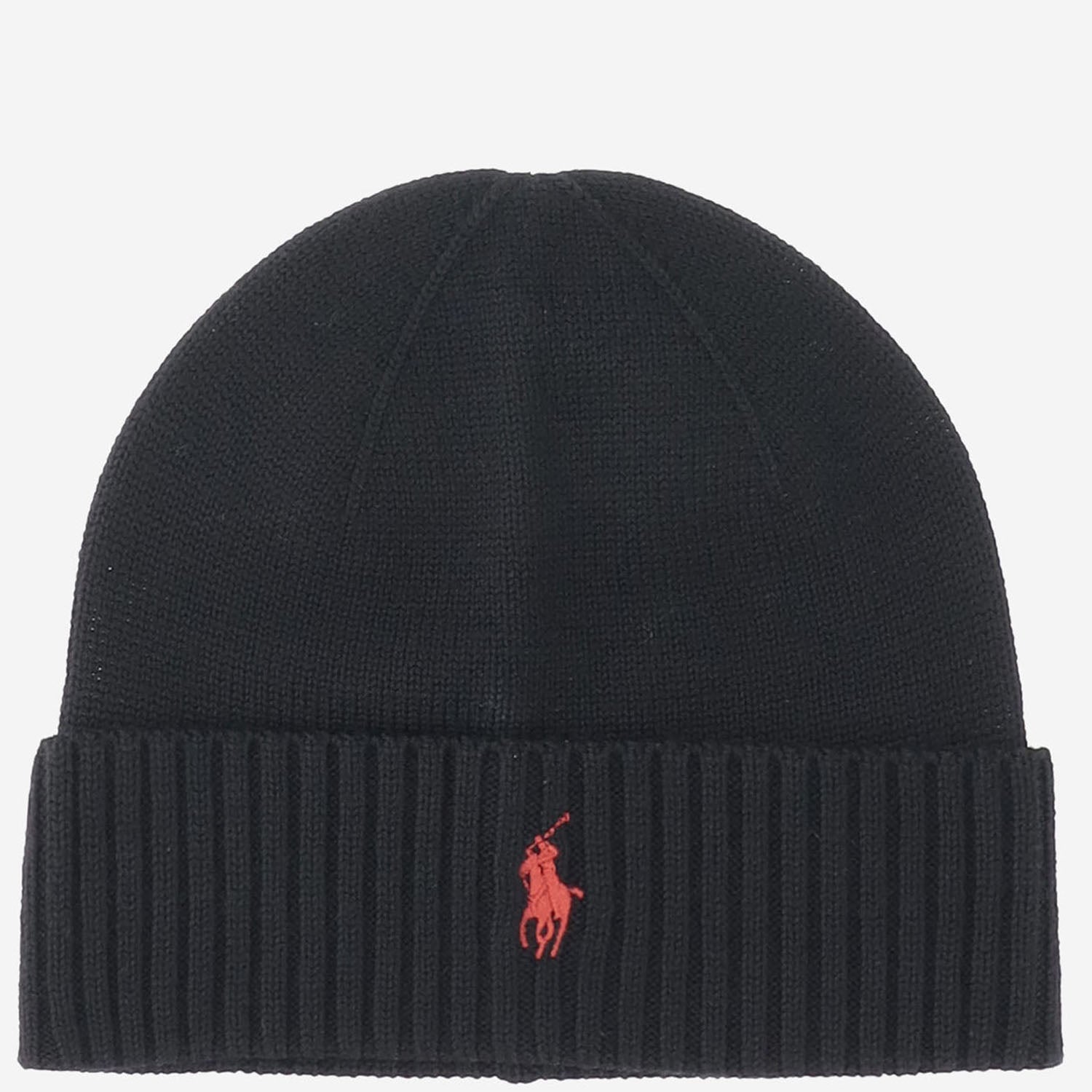 BEANIE IN LANA CON LOGO 710886137 001 POLO RALPH LAUREN 