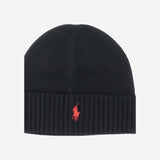 BEANIE IN LANA CON LOGO 710886137 001 POLO RALPH LAUREN 