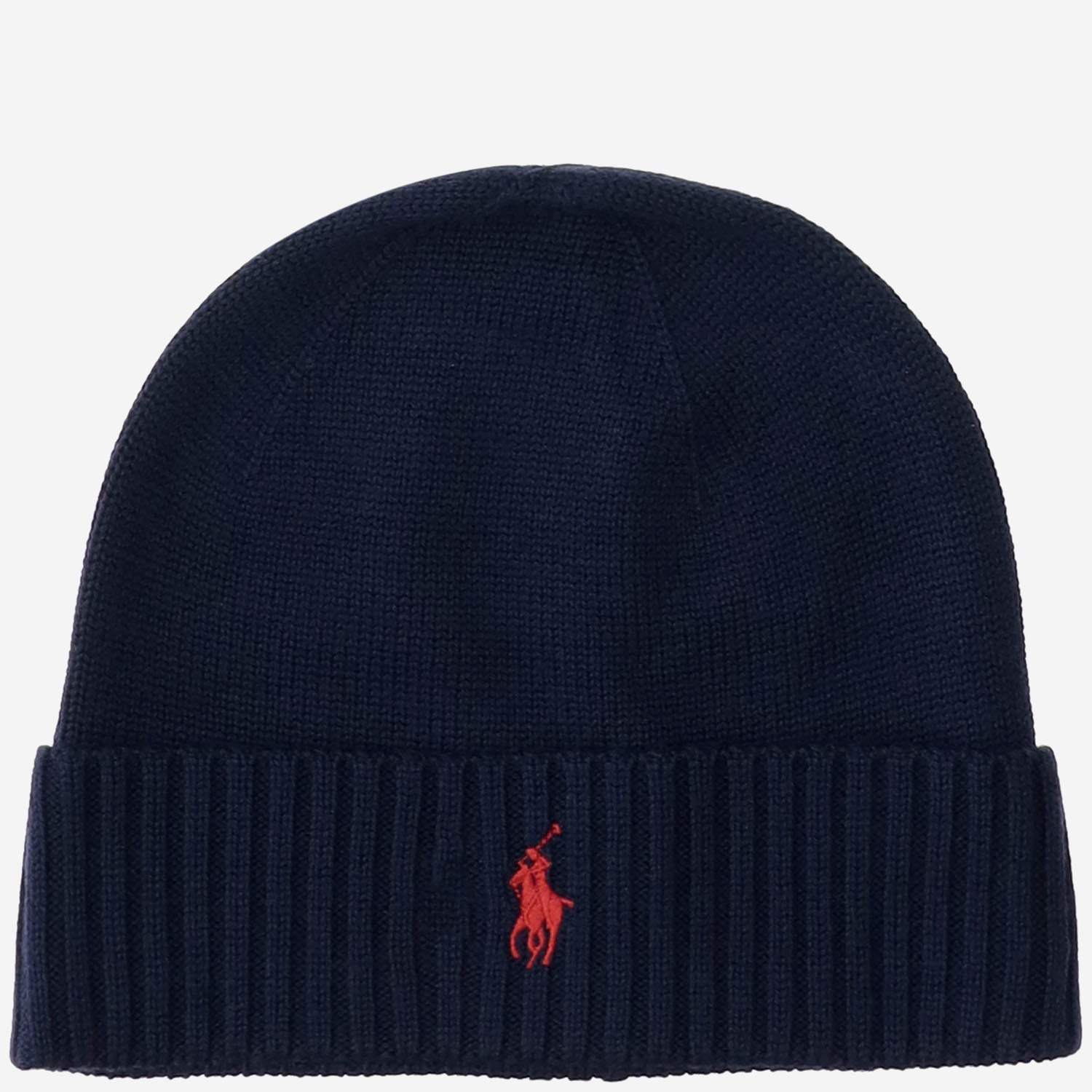 BEANIE IN LANA CON LOGO 710886137 002 POLO RALPH LAUREN 