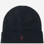 BEANIE IN LANA CON LOGO 710886137 004 POLO RALPH LAUREN 