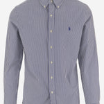 CAMICIA IN COTONE STRETCH A RIGHE 710929346 011 POLO RALPH LAUREN 