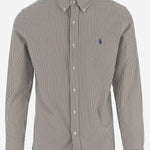 CAMICIA IN COTONE STRETCH A RIGHE 710929346 506 POLO RALPH LAUREN 