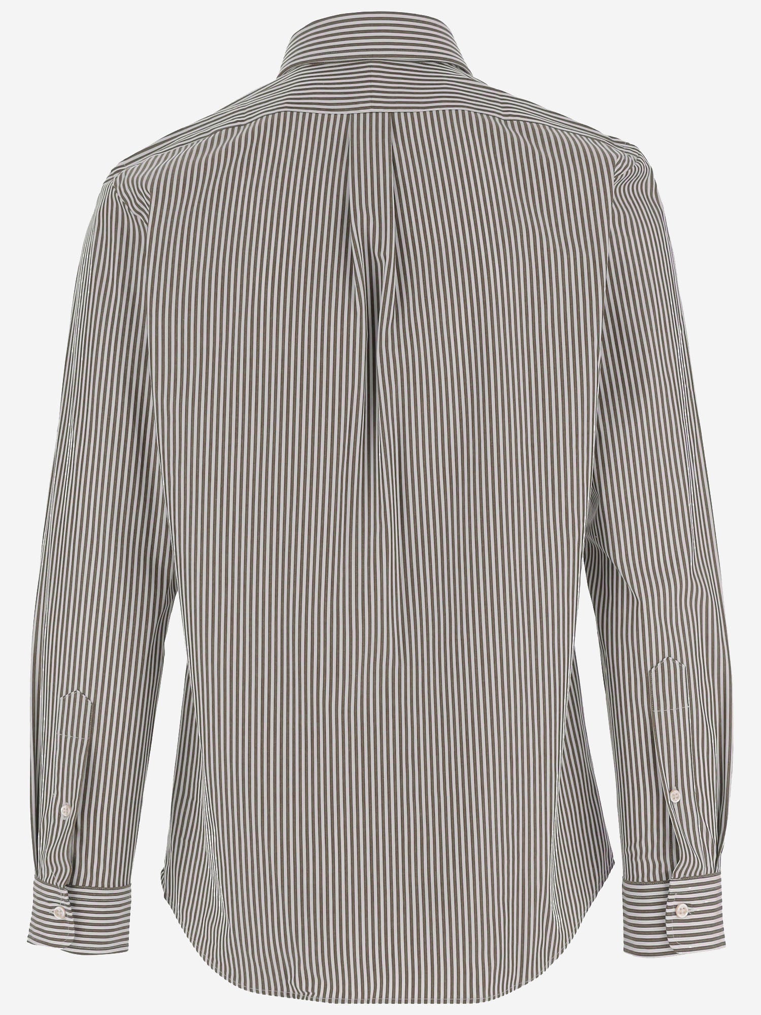 CAMICIA IN COTONE STRETCH A RIGHE 710929346 506 POLO RALPH LAUREN 