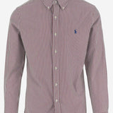 CAMICIA IN COTONE STRETCH A RIGHE 710929346 510 POLO RALPH LAUREN 