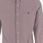 CAMICIA IN COTONE STRETCH A RIGHE 710929346 510 POLO RALPH LAUREN 