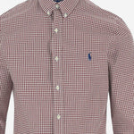CAMICIA IN COTONE STRETCH A QUADRETTI 710929347 020 POLO RALPH LAUREN 
