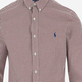 CAMICIA IN COTONE STRETCH A QUADRETTI 710929347 020 POLO RALPH LAUREN 