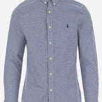CAMICIA IN COTONE STRETCH A QUADRETTI 710929347 503 POLO RALPH LAUREN 