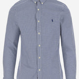 CAMICIA IN COTONE STRETCH A QUADRETTI 710929347 503 POLO RALPH LAUREN 