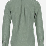 CAMICIA IN COTONE STRETCH A QUADRETTI 710929347 504 POLO RALPH LAUREN 