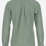 CAMICIA IN COTONE STRETCH A QUADRETTI 710929347 504 POLO RALPH LAUREN 