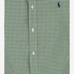 CAMICIA IN COTONE STRETCH A QUADRETTI 710929347 504 POLO RALPH LAUREN 