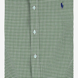 CAMICIA IN COTONE STRETCH A QUADRETTI 710929347 504 POLO RALPH LAUREN 