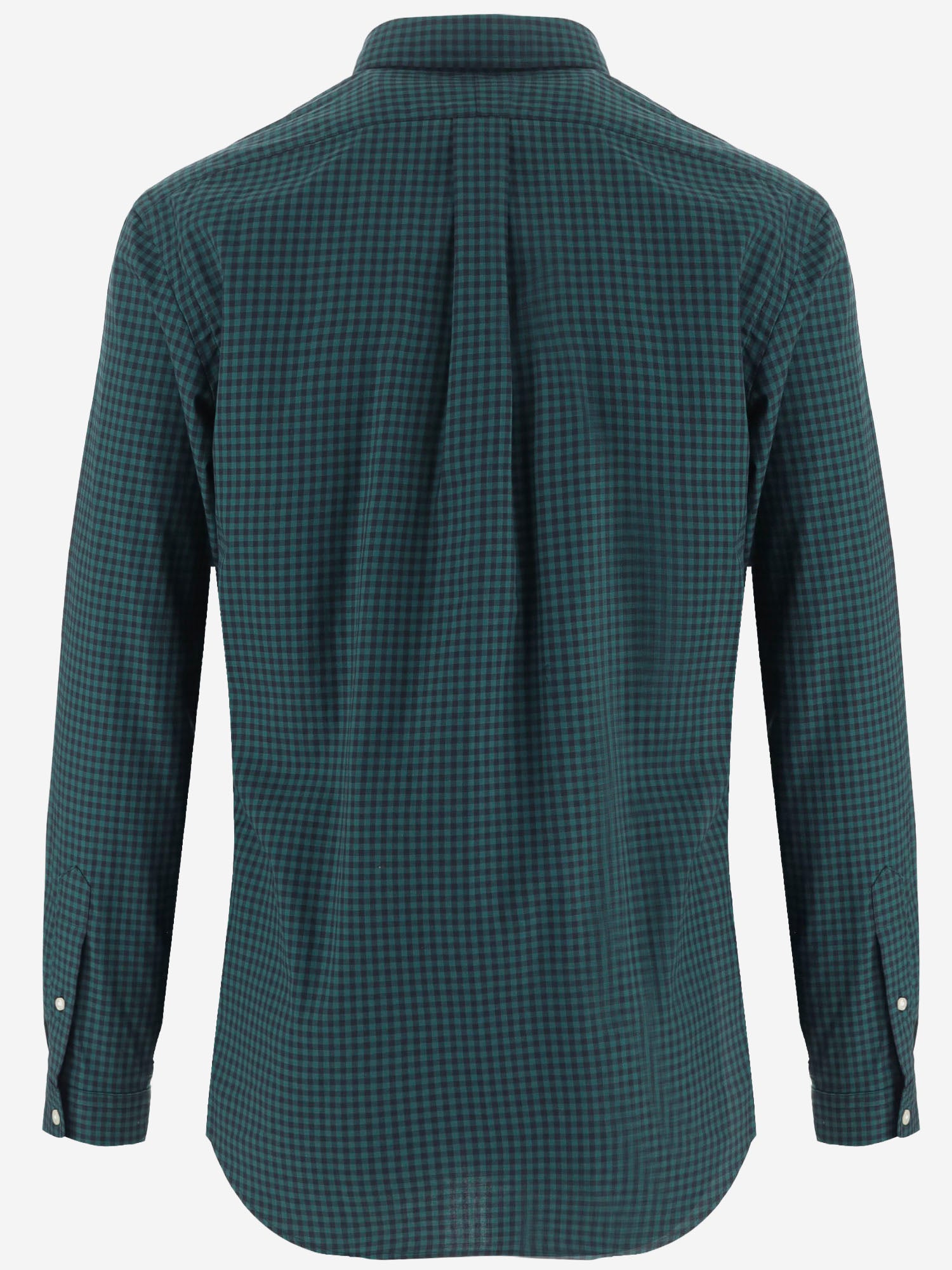 CAMICIA IN COTONE CON MOTIVO A QUADRI 710953644 005 POLO RALPH LAUREN 