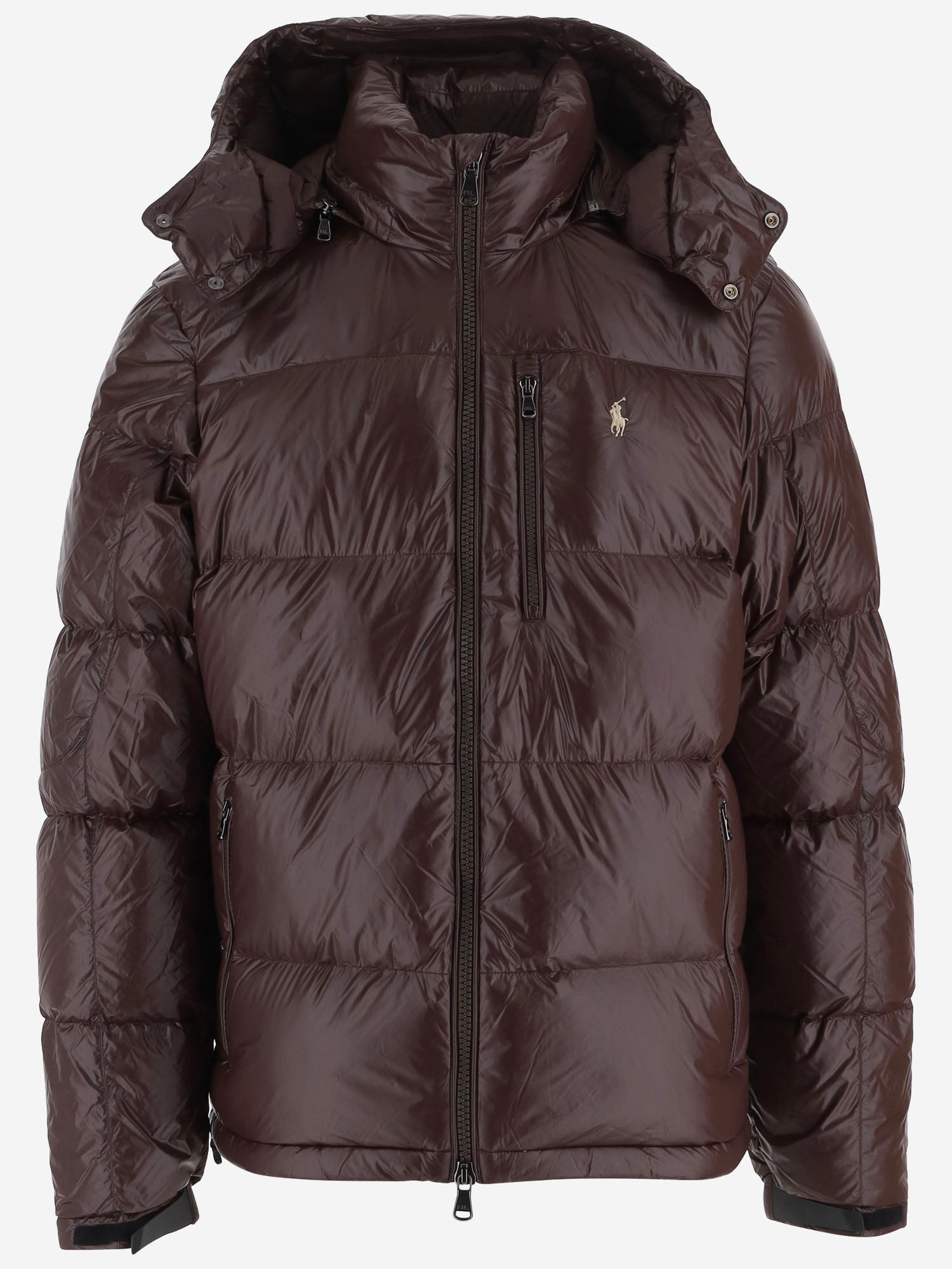 PIUMINO IN NYLON CON CAPPUCCIO 710968281 500 POLO RALPH LAUREN 