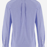 CAMICIA IN COTONE STRETCH A QUADRI 710968937 501 POLO RALPH LAUREN 