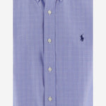 CAMICIA IN COTONE STRETCH A QUADRI 710968937 501 POLO RALPH LAUREN 