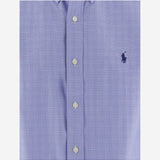 CAMICIA IN COTONE STRETCH A QUADRI 710968937 501 POLO RALPH LAUREN 