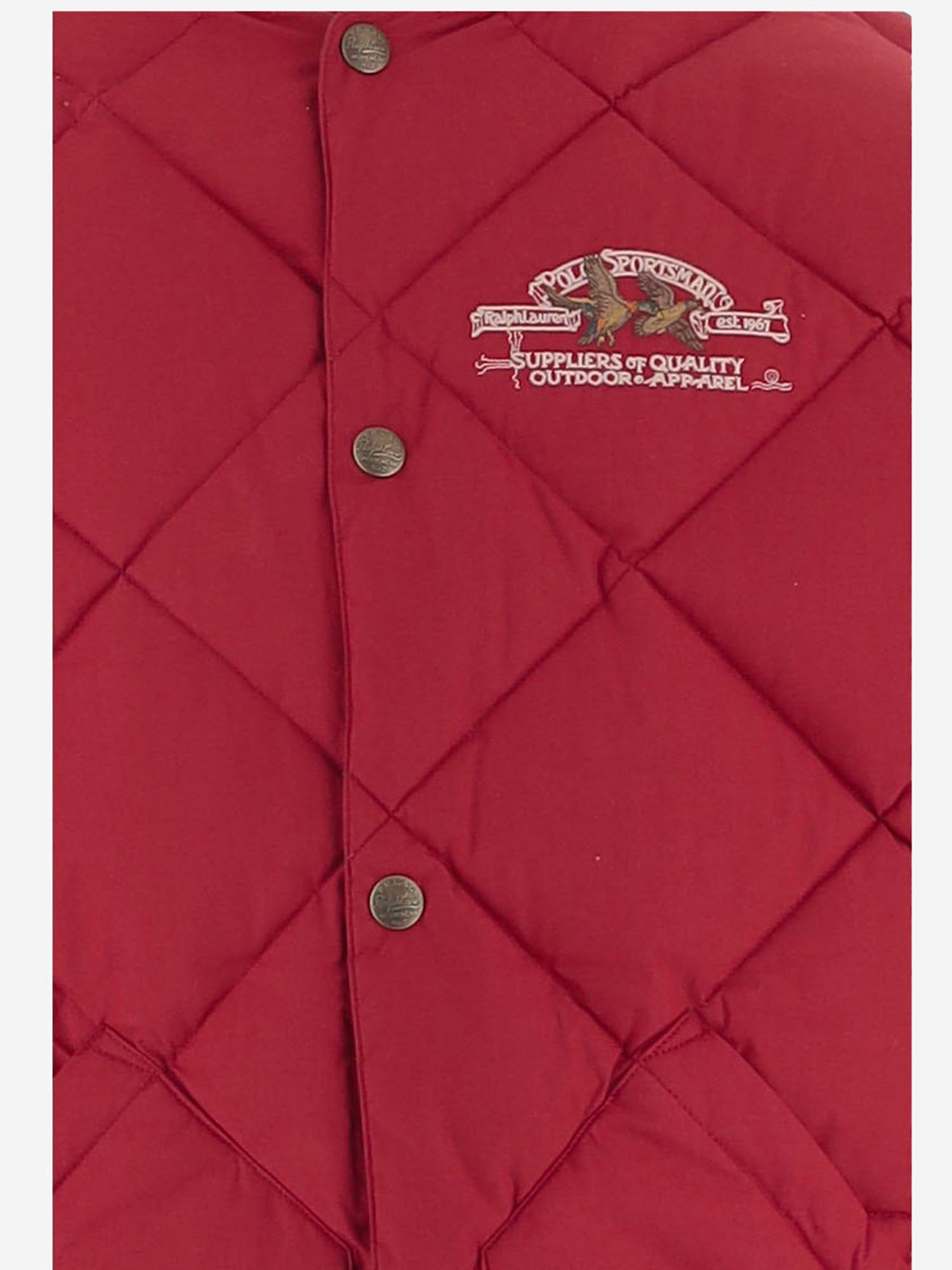 GIUBBOTTO IMBOTTITO TRAPUNTATO IN MISTO COTONE 710B23067 001 POLO RALPH LAUREN 