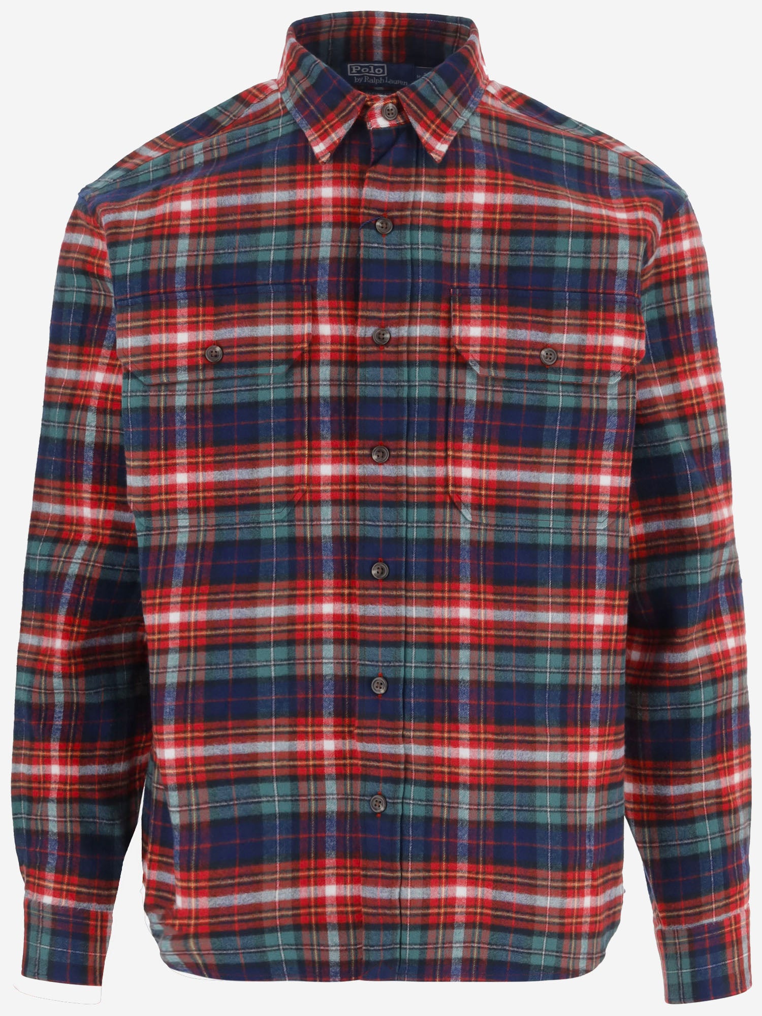 CAMICIA IN COTONE CON MOTIVO CHECK 710B24182 001 POLO RALPH LAUREN 