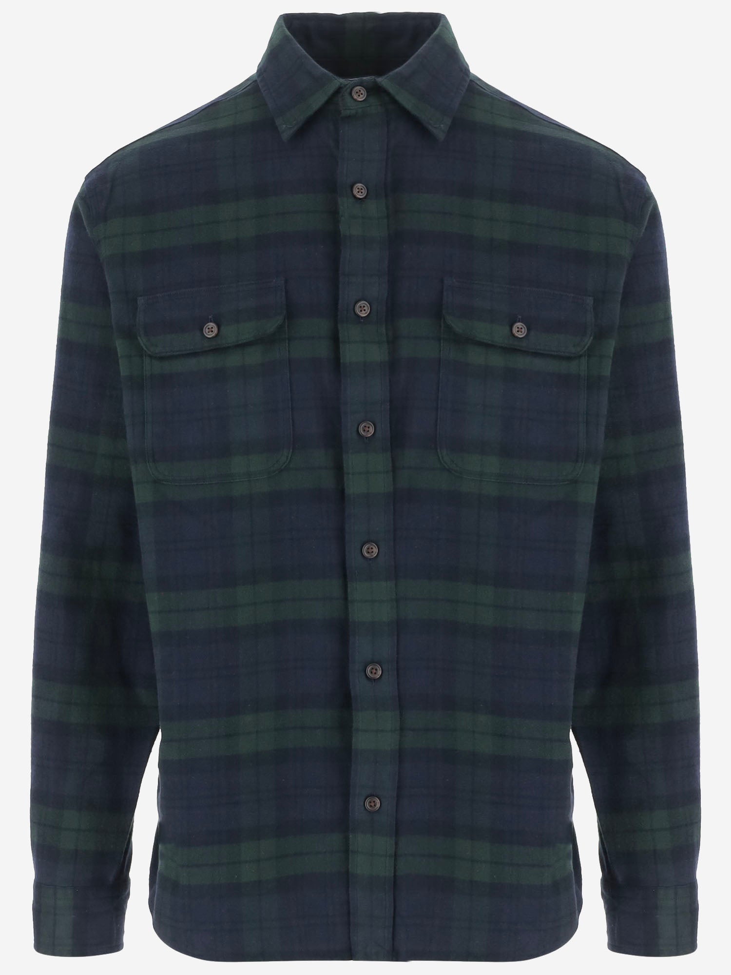 CAMICIA IN COTONE CON MOTIVO CHECK 710B24187 002 POLO RALPH LAUREN 