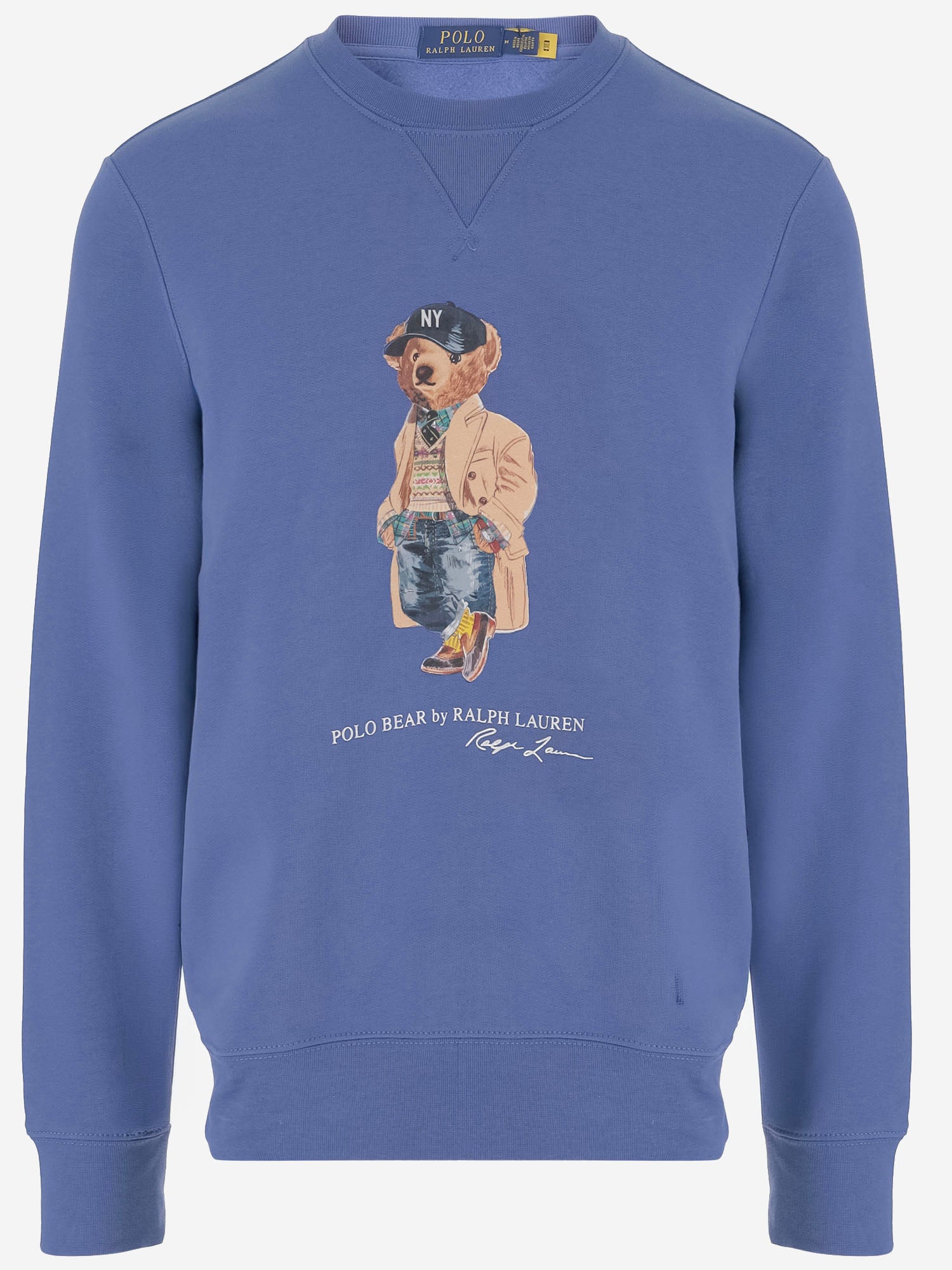 FELPA IN MISTO COTONE CON STAMPA POLO BEAR 710B27073 001 POLO RALPH LAUREN 