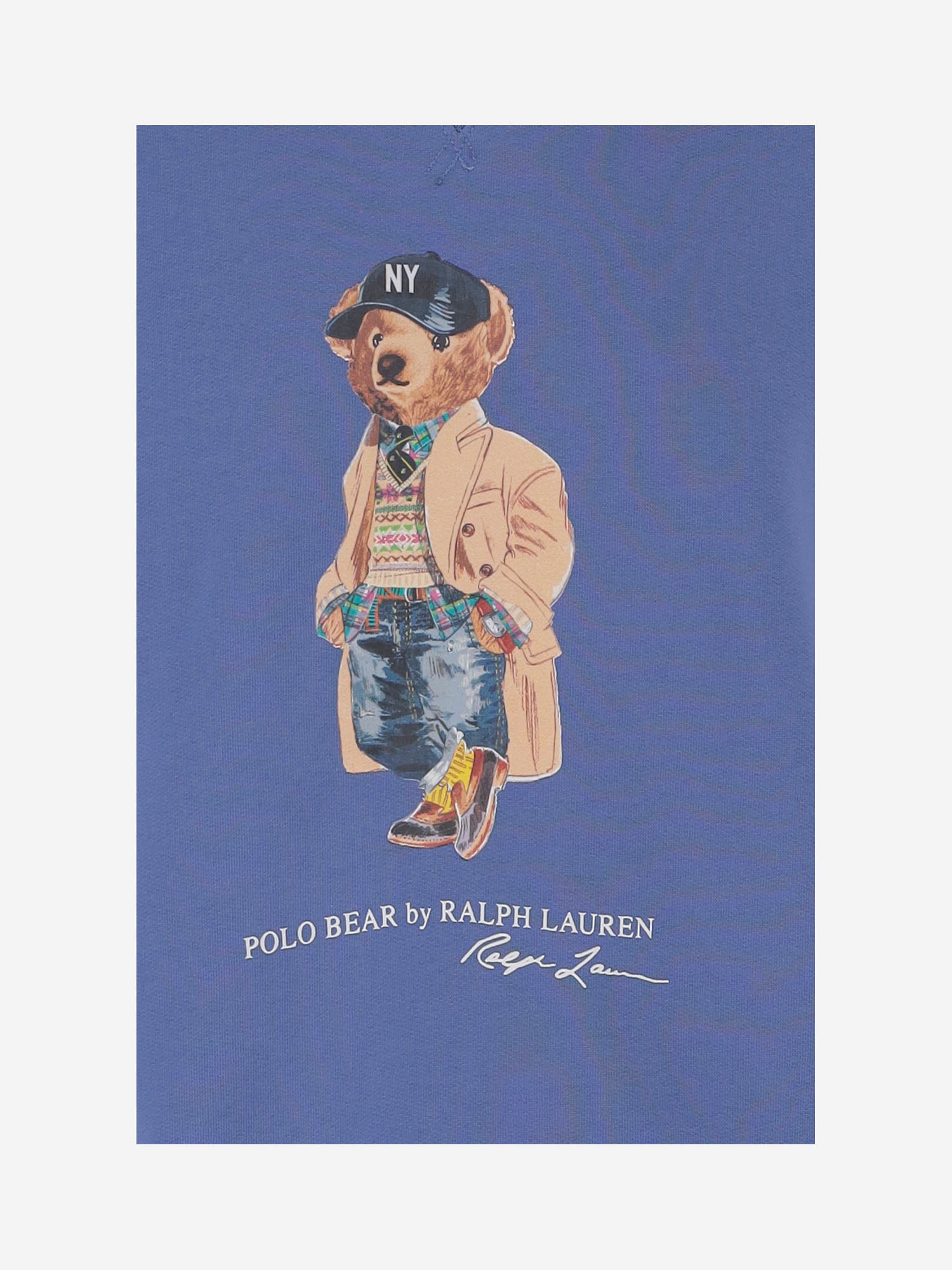 FELPA IN MISTO COTONE CON STAMPA POLO BEAR 710B27073 001 POLO RALPH LAUREN 