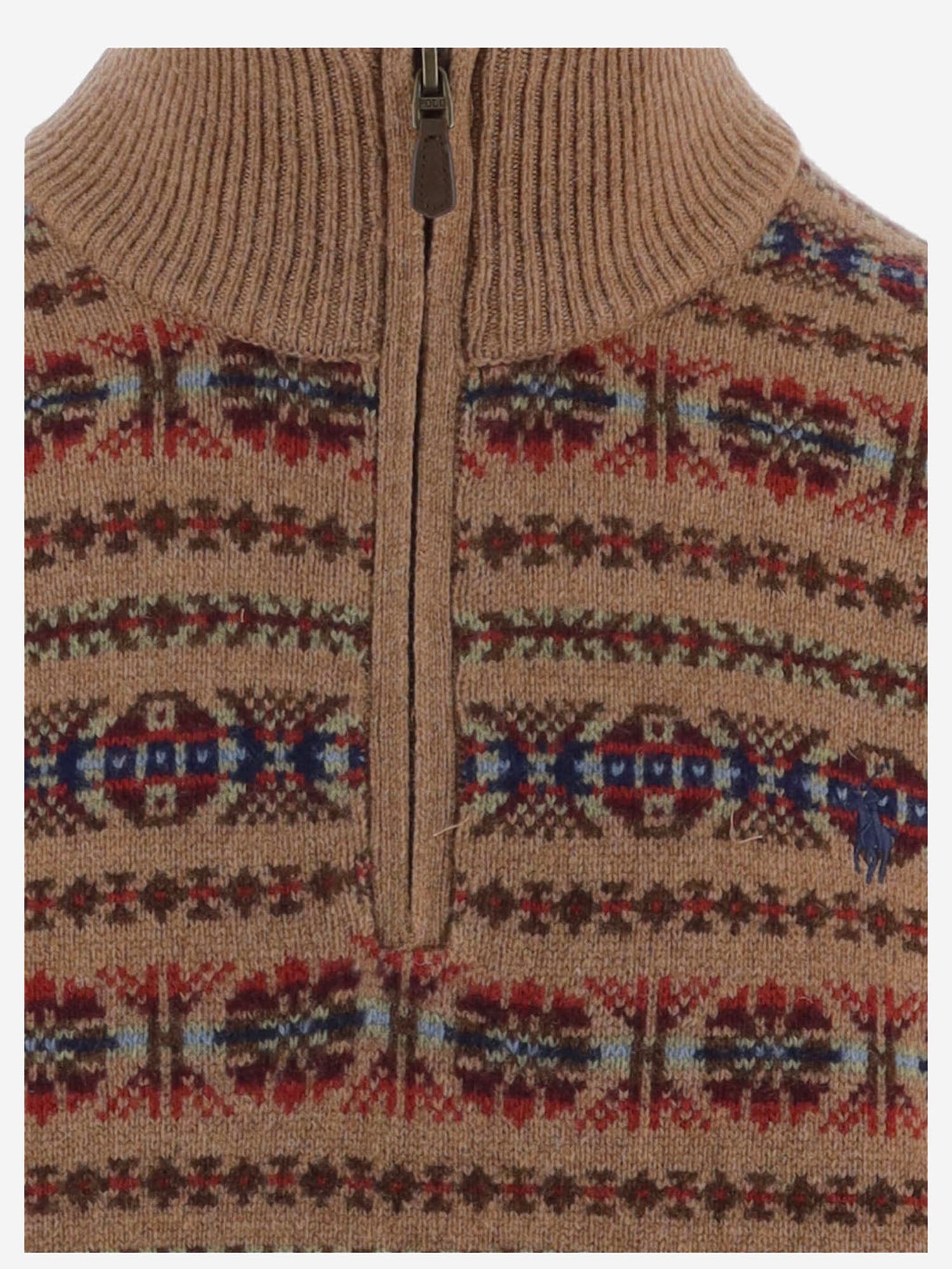 Maglione Fair Isle in lana 710B28589 001 POLO RALPH LAUREN 