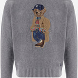 MAGLIONE IN LANA E CASHMERE CON POLO BEAR 710B28590 001 POLO RALPH LAUREN 